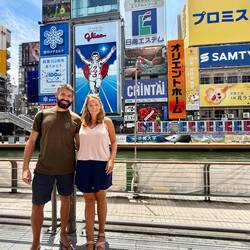 The famous Glico sign in Dotonbori🕺