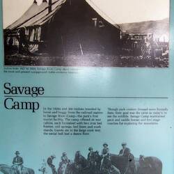Und hier kommen wir an ... the first Tourist Camp of 1920 ... The social hall had a dance floor 💃🕺