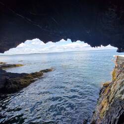 Inside the cave