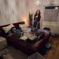 Das Chaos wird in Kisten verpackt