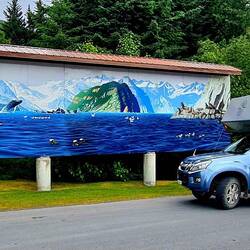 Angekommen in Seward beim Visitorcenter