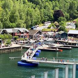Ankunft im kleinen Ort Geiranger
