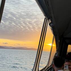 Der Sonnenuntergang vom Boot🥰