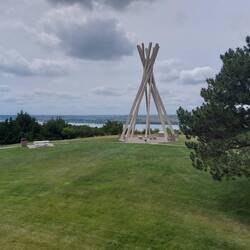 Betontipi als Denkmal.