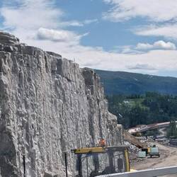 Viele Baustellen unterwegs