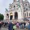 Check out the lineup waiting to get into the Sacre-Coeur. Pays to go early