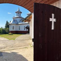 Orthodoxes Kloster auf dem Weg