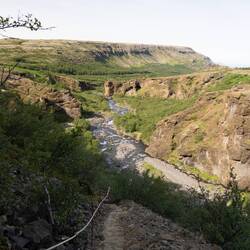 Die Landschaft, zumal bei dem Wetter, ist schon bombastisch