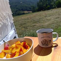 Frühstück 😊 - heute mal passend zur Umgebung mit Kurt-Tasse 🥰