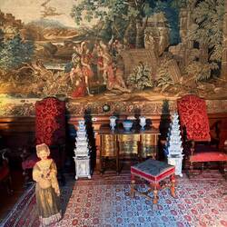 Very ornate rooms inside Dyrham Park