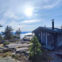 Berghütte beim Wandern entdeckt
