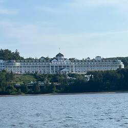 A view of the Grand Hotel as we are cruising by.