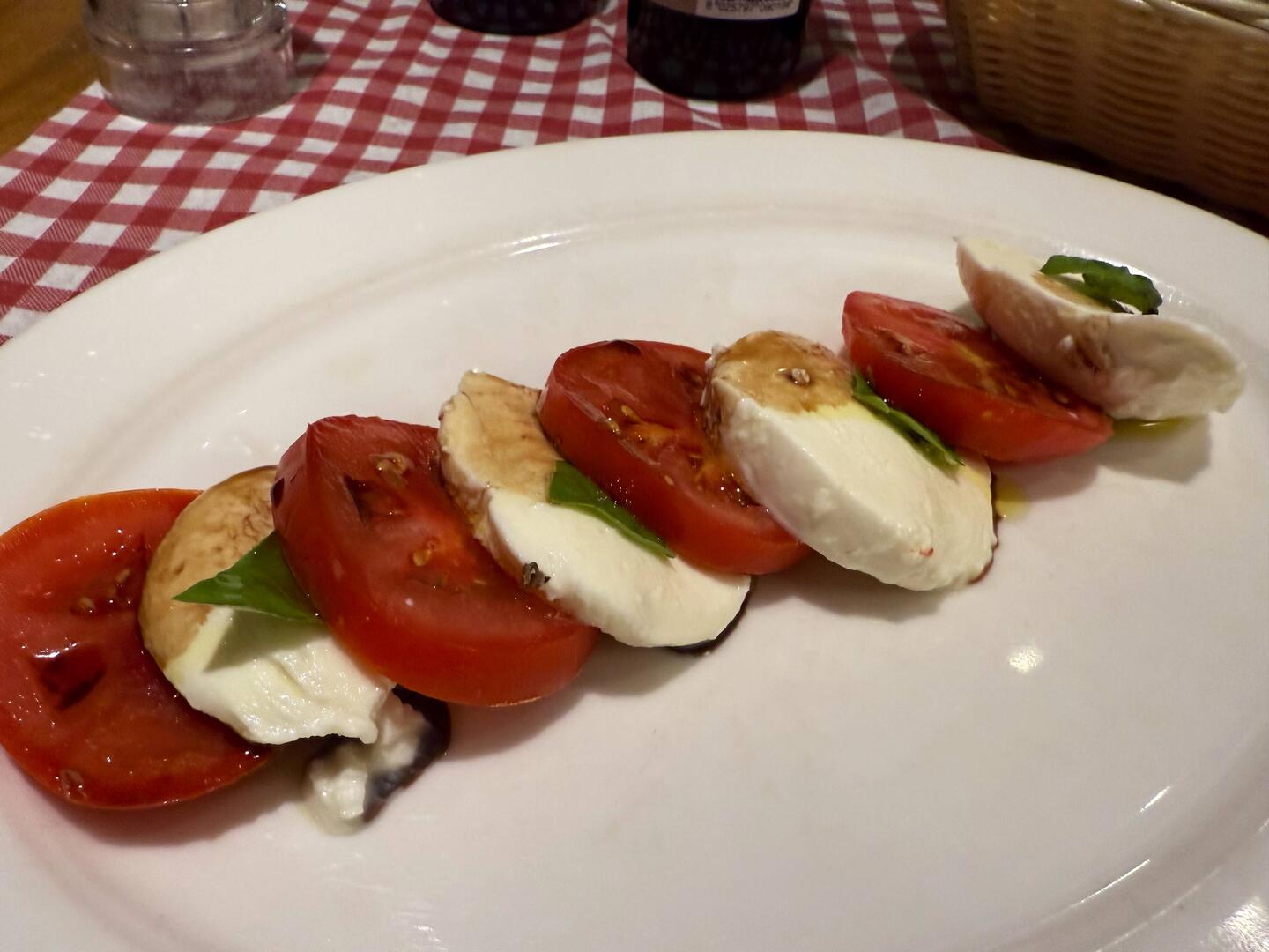 Caprese at lunch