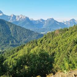 ... und Ausblick nach Italien.