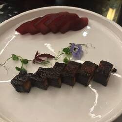 Grilled kurobuta black char siu