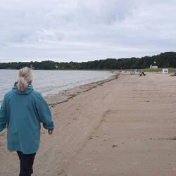 Gepflegter Strand am Finnischen Meerbusen