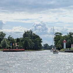 Einfahrt nach Ueckermünde