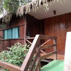 Our bungalow in the middle of the rain forest