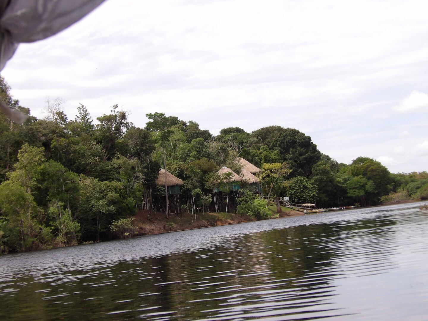 Lodge from the river