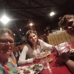 Dinner at the lodge and good night