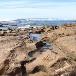 ...und Felsen wechseln sich ab