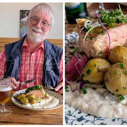 Mittagessen in der Fischräucherei