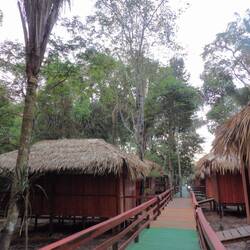 Unsere Unterkunft links