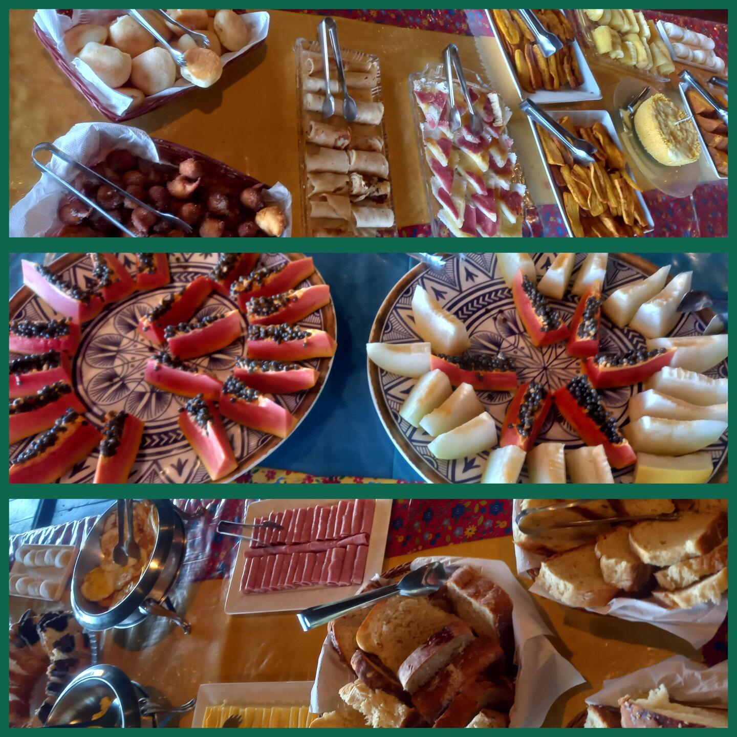 Frühstück in der Lodge