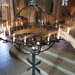 Kerze in St. Maria