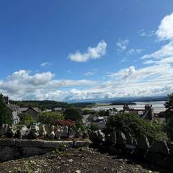 View of the coast from our yard
