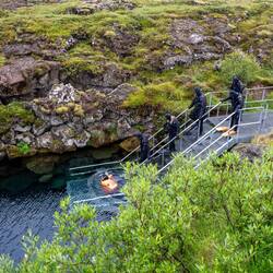 Schnorcheln im Grabenbruch