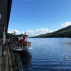 Boarding the ferry