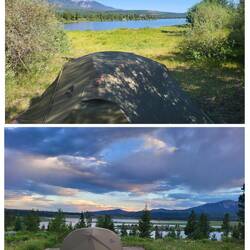 Die Zeltplätze waren definitiv grüner und weniger sandig als in New Mexico