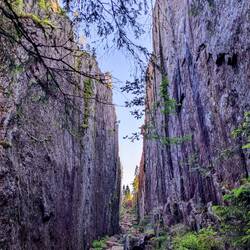 Ziel für heute: Slåttdalakrevan, eine riesige Schlucht ⛰️