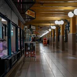 unterste Etage der Markthalle