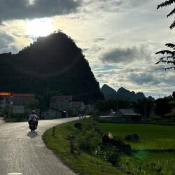 Auf dem Weg zur Unterkunft