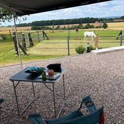 Our view for the night.