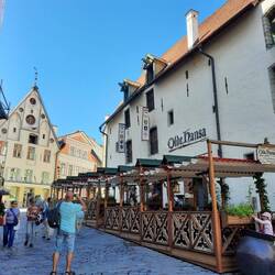 Das Restaurant Olde Hansa wirkt sehr einladend - wir waren nicht drin