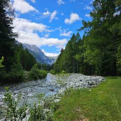 Immer entlang am Fiume Mera