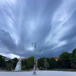 Hier kommt das Wetter.