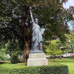 In the Luxembourg gardens.