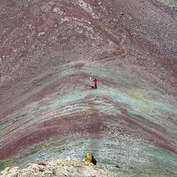 Schaut aus wie beim Rainbow Mountain