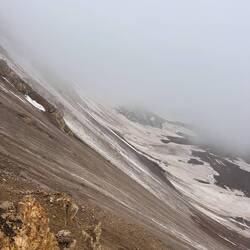 So steil ist der Auslauf des Gletschers