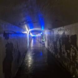 Tunnel under the falls / journey behind the falls