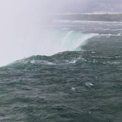 Taken from topside ..water so fast and powerful
