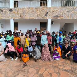 Good Bye Umba. Foto mit allen, die uns unterstützt haben.