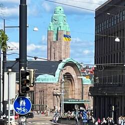 Central train station designed by Eliel Saarinen, father of the architect of Dulles Airport