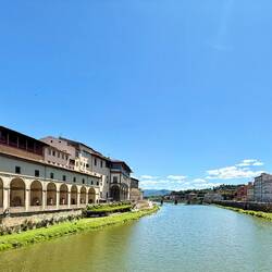 The view from the Ponte Vecchio