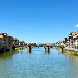 The view from the Ponte Vecchio