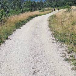 There was a long 14km stretch without towns or anything...hard work!
